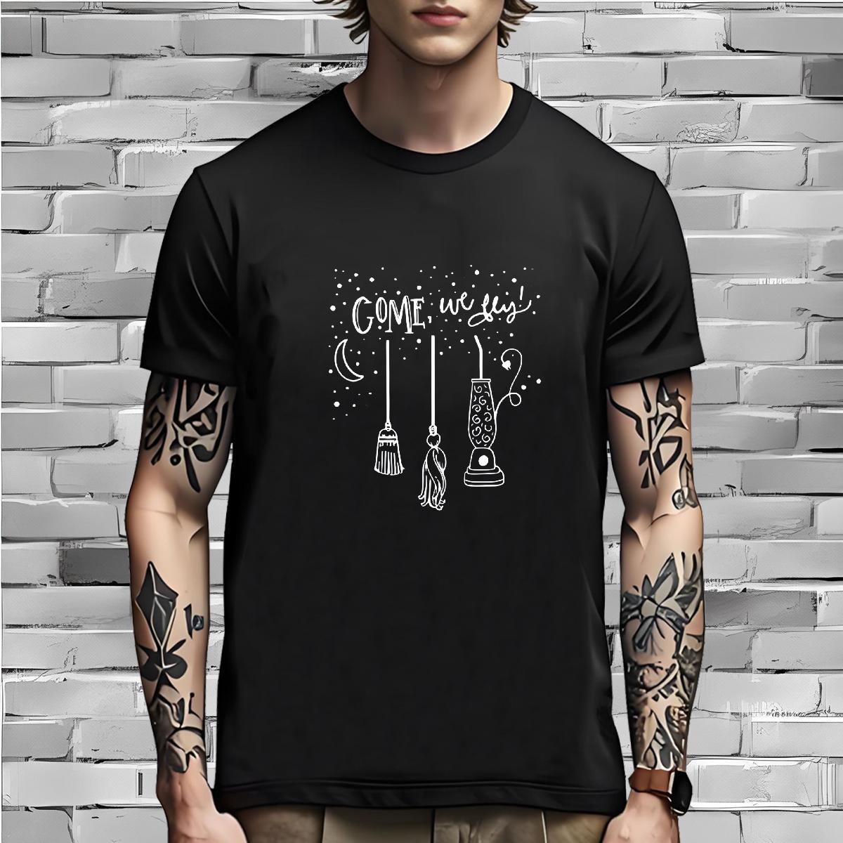 Cool Design Men T Shirts halloween Pure Cotton Street Casual Custom Anime 230g 100% Cotton Mens Tshirts Customized Tops Tees