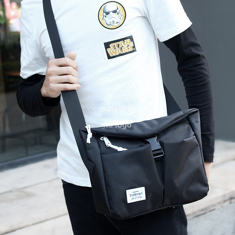 Manufacturers wholesale male shoulder bag crossbody bag male casual Oxford cloth student messenger bag dead fly bag diagonal backpack male