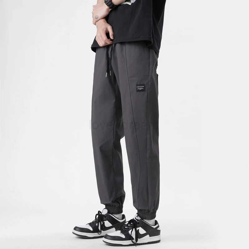 2024 Mens Autumn Japanese Workwear Casual Pants Fashion Trend High Street Versatile Harem Pants Hombre Loose Oversized PantsXJ240813