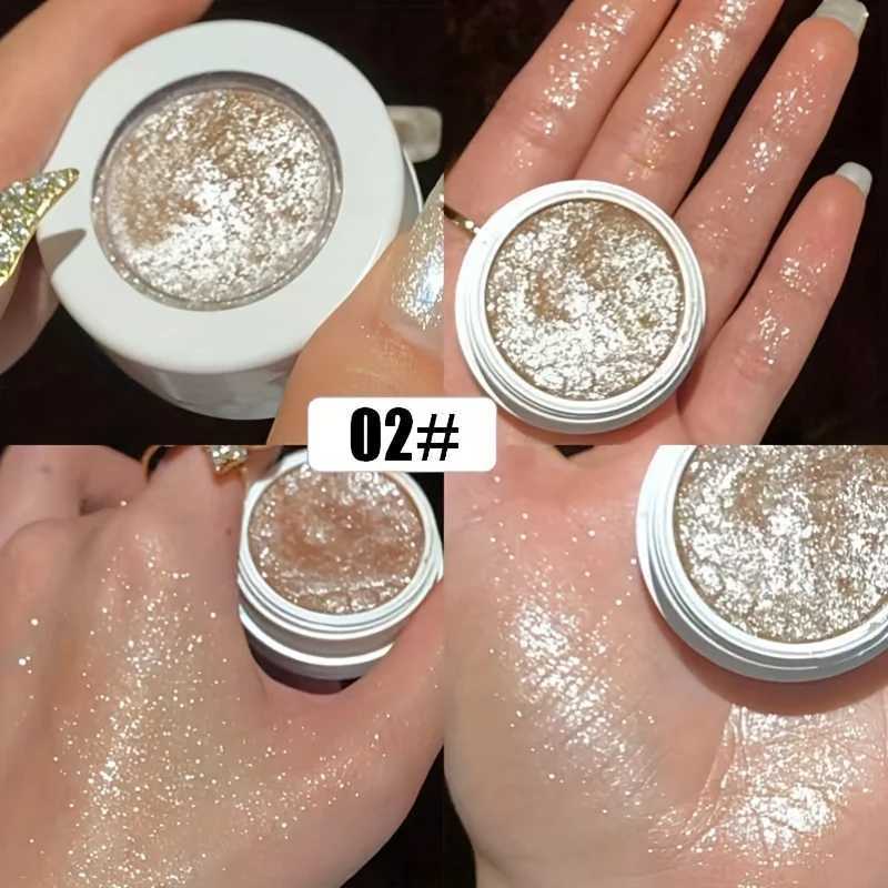 Shimmer Glitter Mashed Potatoes Highlighter Face and Body Whitening gel Natural Contour Makeup W240812