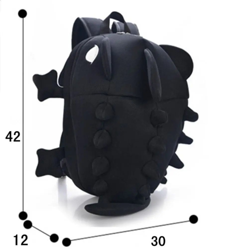 Creative cartoon cute candy color 3D dinosaur shoulder bag mens large capacity backpack w240813