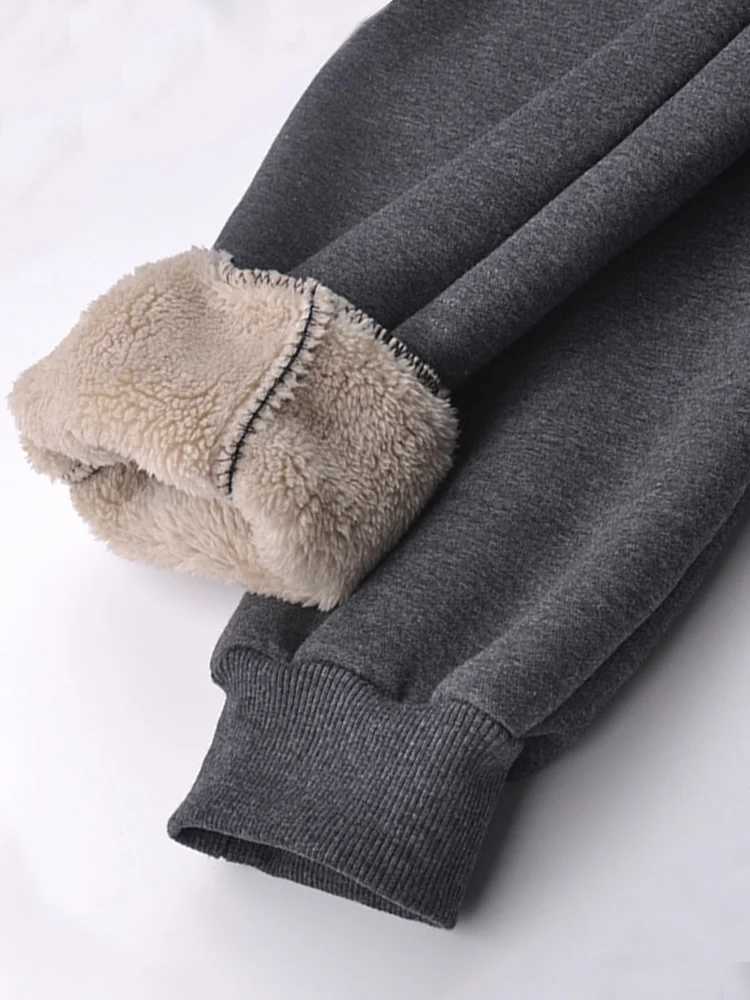 Winter Thick Warm Fleece Sweatpants Men Joggers Sportswear Casual Track Pants Plus Size 6XL 7XL 8XLXJ240813