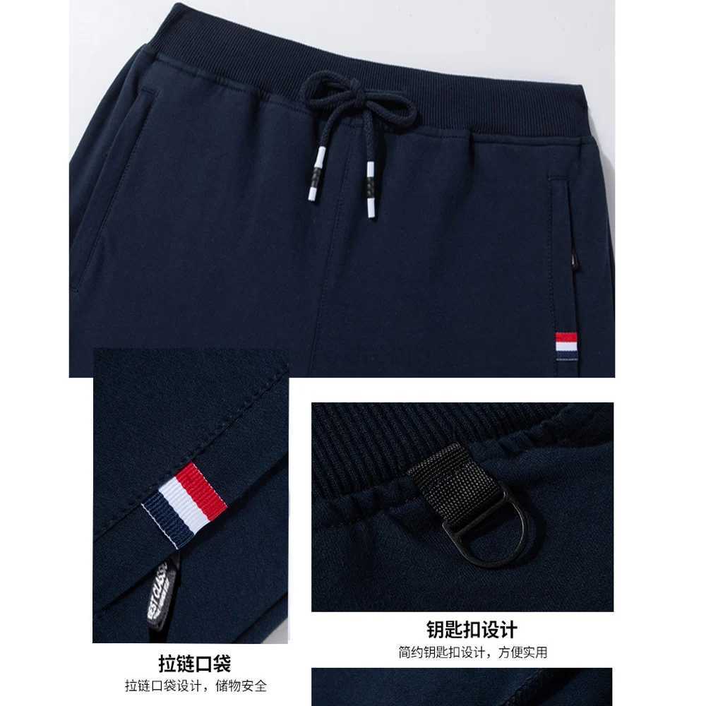 Autumn Pants Men Fitness Sportswear Tracksuit Elastic Waist Sweatpants Cotton Trousers Loose Gyms Jogger Track Pants Mens M- 8XLXJ240813
