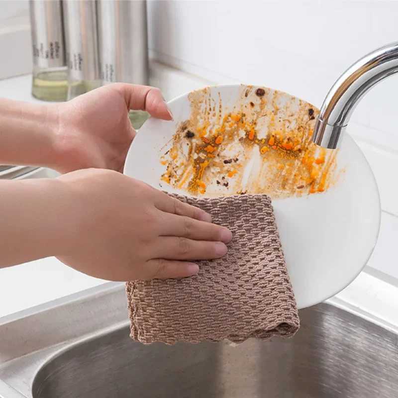 Bibs Burp Cloths 24.5x24cm Rag Baby Burp Cloths Infant Bibs Child Toddler Feeding Food Table Cleaning Cloth Wiping Rags DishclothL4812
