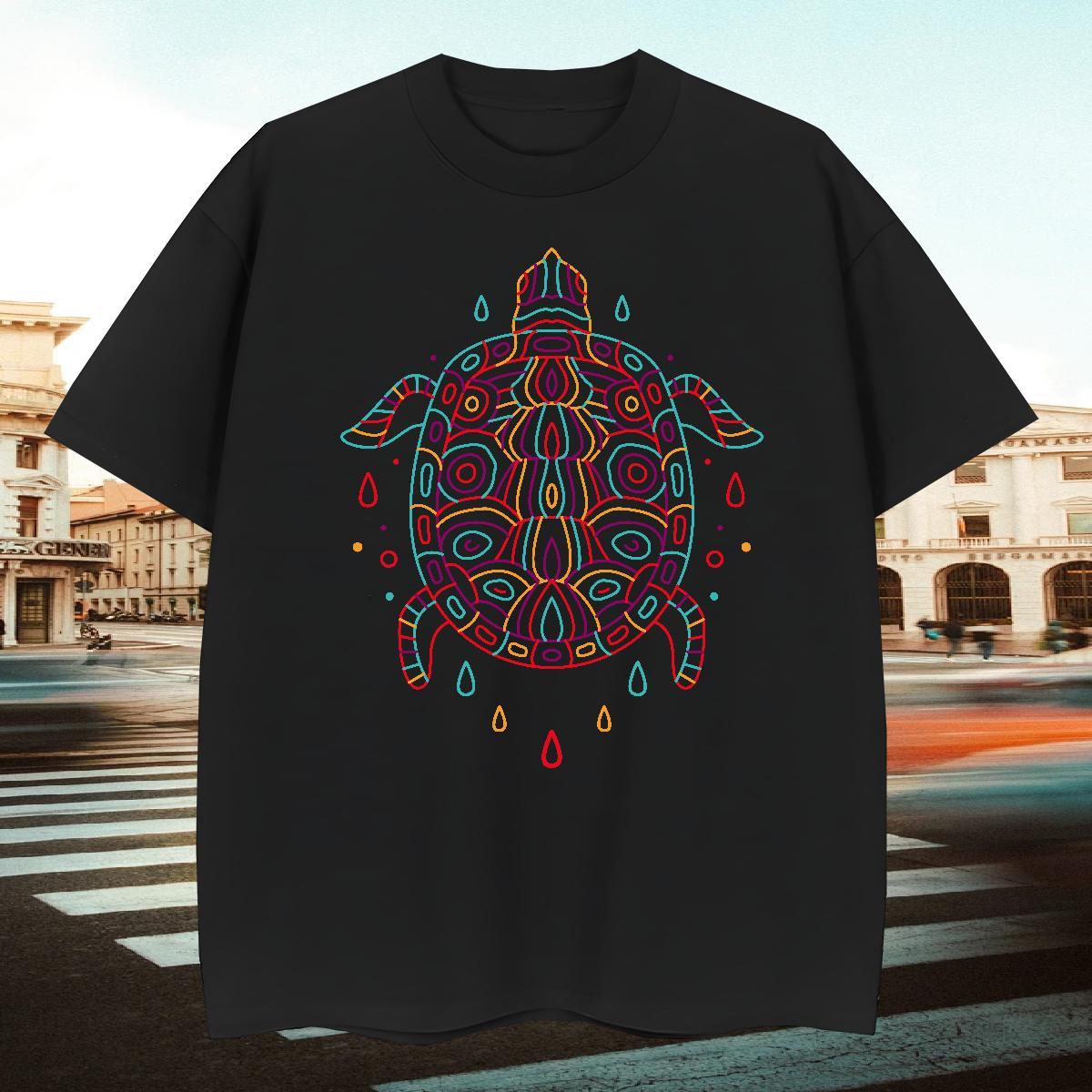 Wholesale T shirt tortoise Breathable Sports Casual White Plus Size 230g Cotton Men Tops Tees Classic Casual Tee Shirt