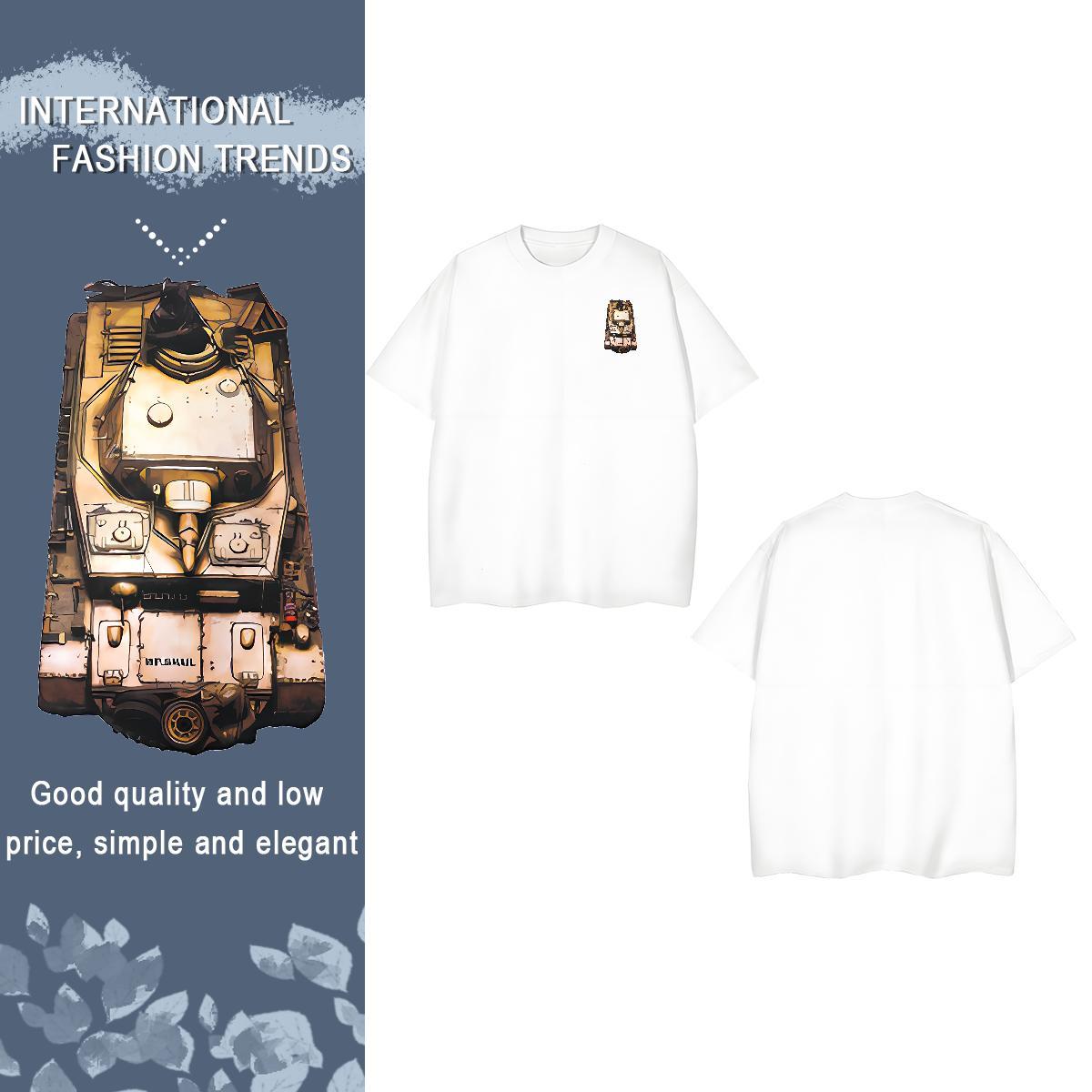 Mens T Shirts 230g Pure Cotton tank Spring Summer Breathable Short Sleeve Oversized 4XL Men Tshirts 2024 Summer Designer Tee Shirt