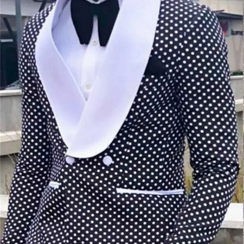 High Quality Suits for Men Fashion Double Breasted Male Suit Slim Fit Formal Casual Wedding Tuxedo 2 Piece Costume Homme 240812