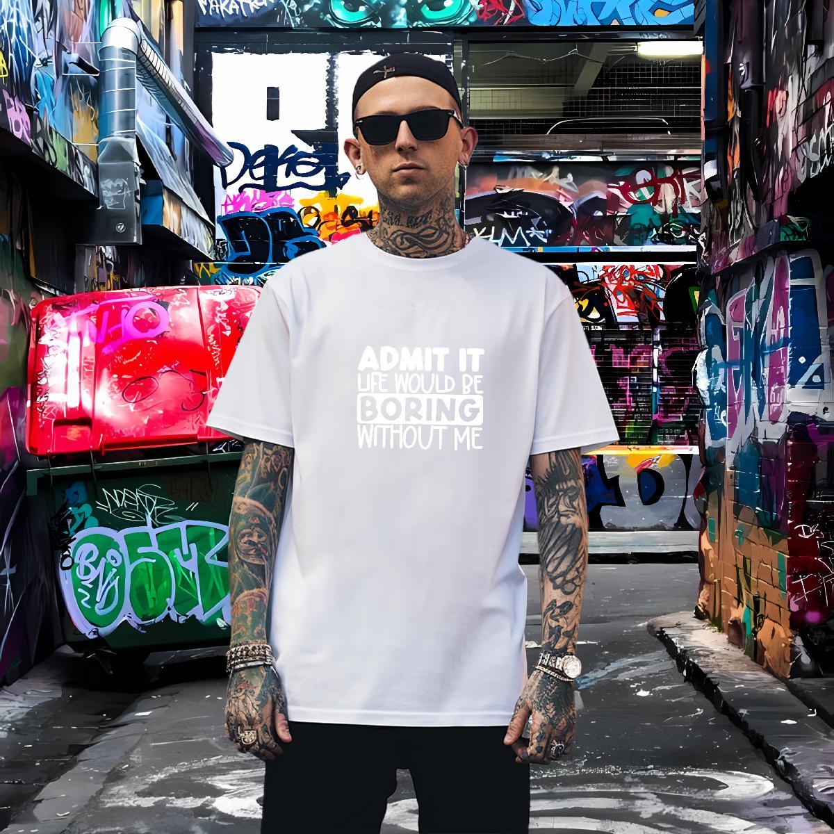 Soft letter T shirt Sports Casual Tshirts 230g 100% Cotton Designer Breathable Crew Neck DIY Printed Polos