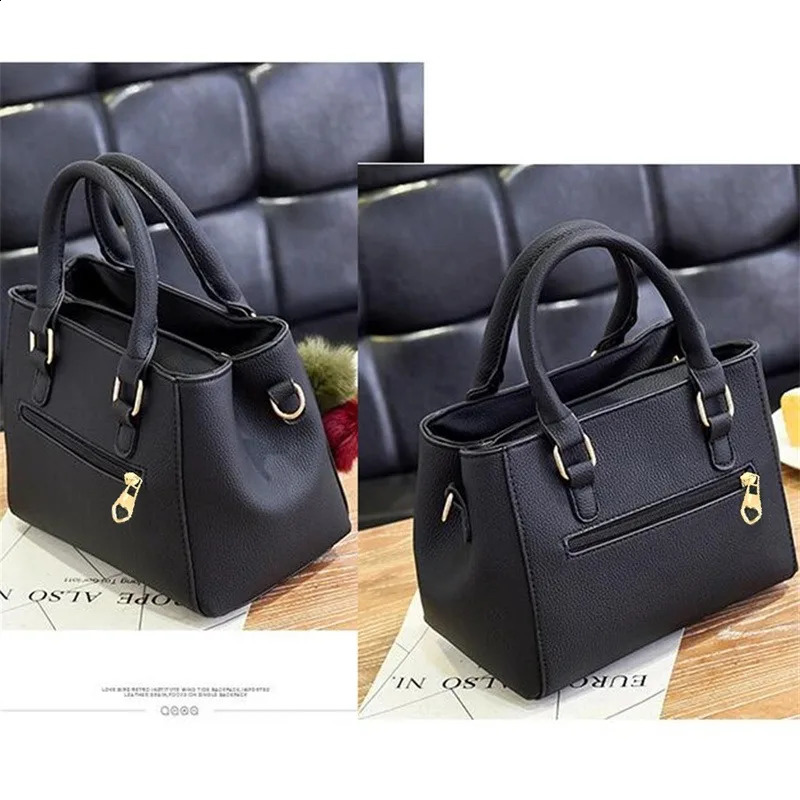 PU leather womens handbag retro wallet plush tassel messenger bag Boston shoulder cross body w240813