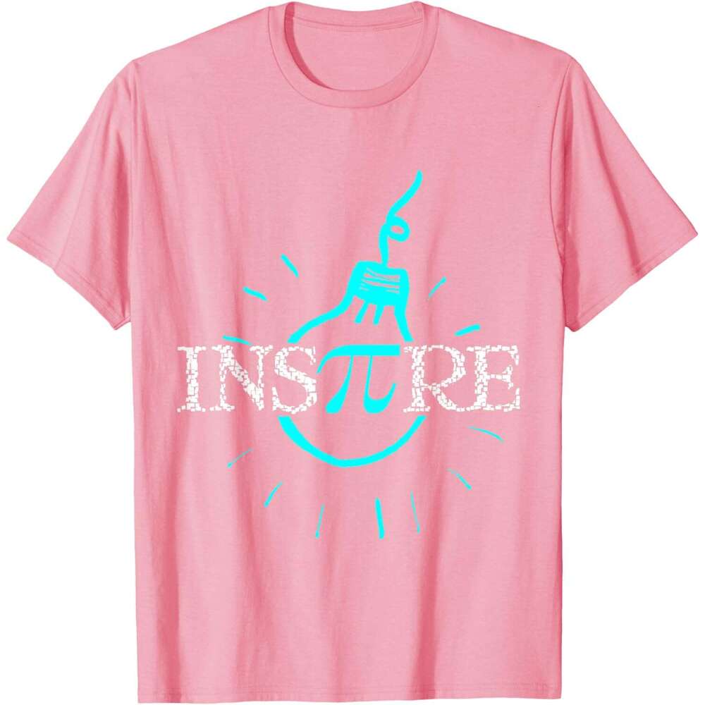 T shirt for Mens Inspire Pi Funny Cool Mathematician science nerd T-Shirt Shirts Tshirt Graphic Tee Casual Tops Clothes Short sleeve