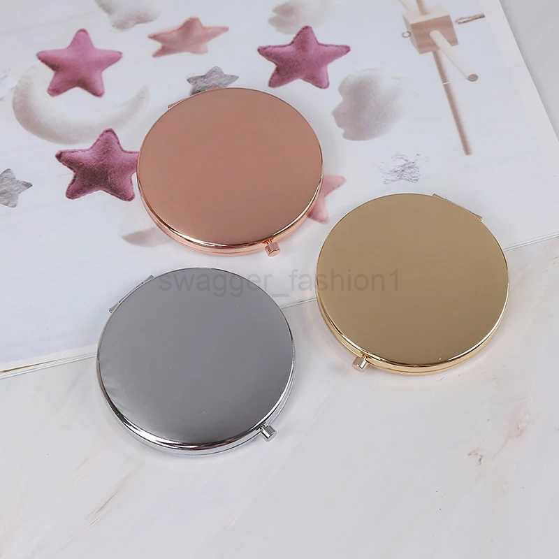 1PC Portable Double Side Mirro Fashion Women Ladies Make Up Mirror Cosmetic Folding Compact Pocket With Makeup Tool Nice GiftXJ240813