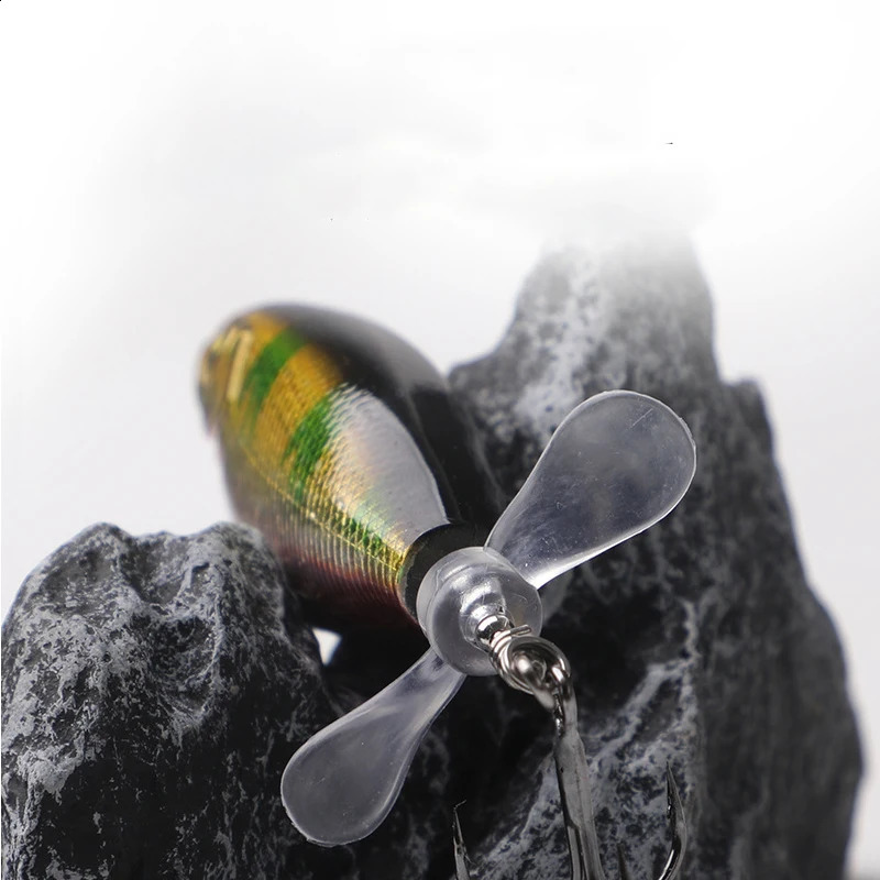 Rotating Bait Double Snail n Artificial Bait Hard Bait 6g 11g Bait Fishing Bass Mandarin Fish Tail Spinner Sea Fishing 240813