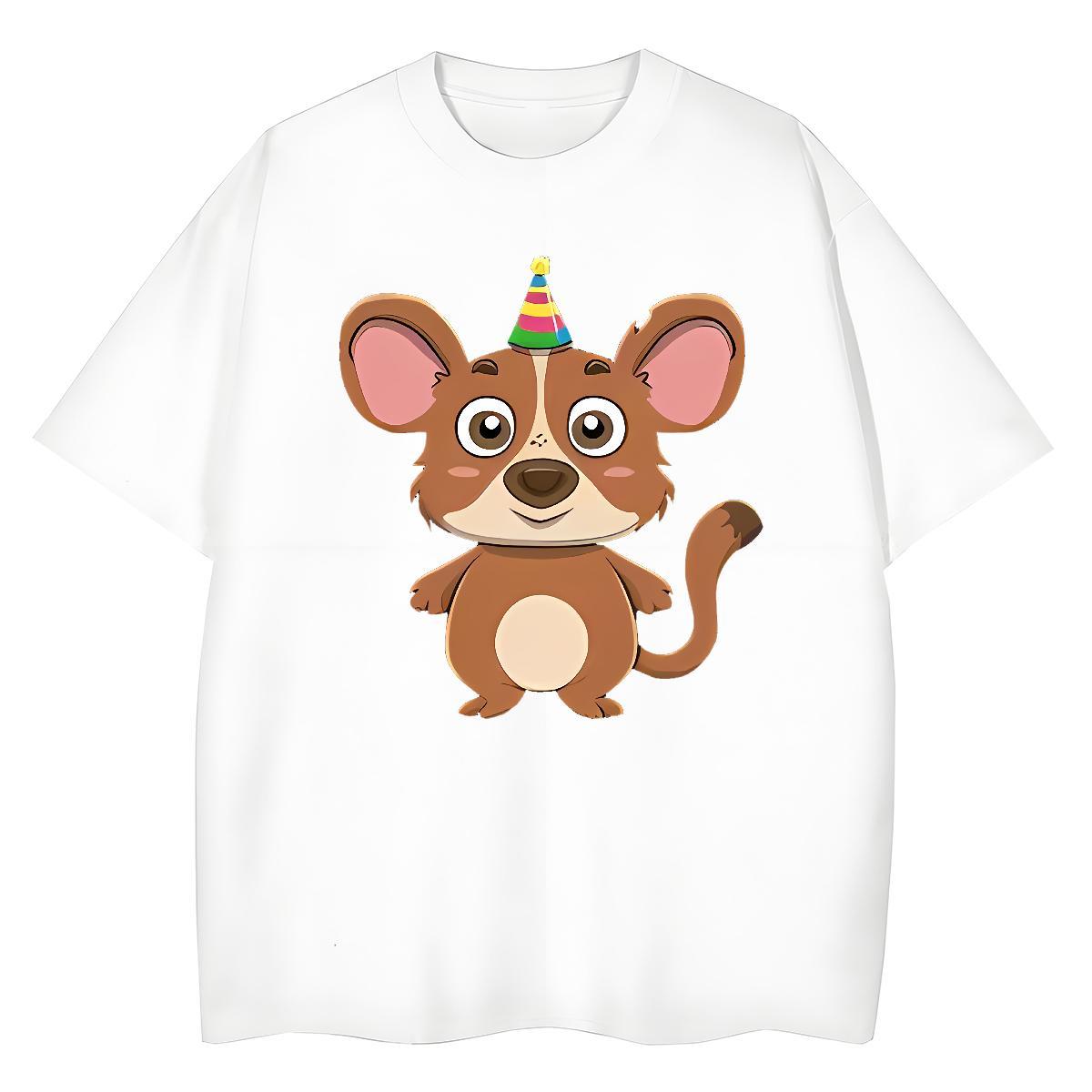 Popular Men Tees Street Casual 230g 100% Cotton Custom Big Size O Neck Short Sleeves mouse T Shirts Men 2024 Designer Clothings