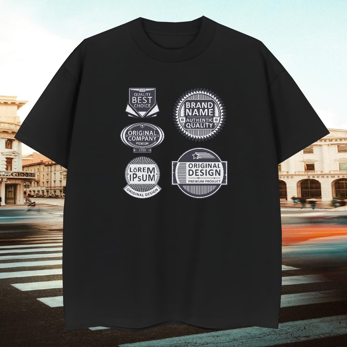 Wholesale Mens Tshirts Street wear Hip Hop 100% Cotton 230g Custom Printed Breathable Crew Neck letter T Shirt For Man Free Shipping Tee Shirt