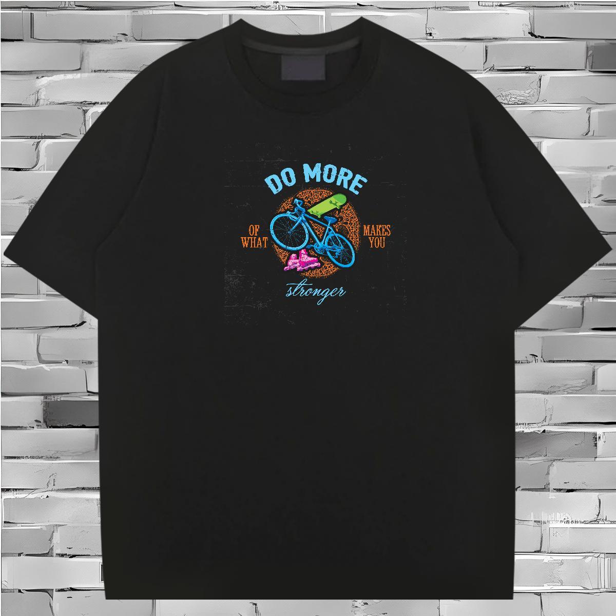 Free Shipping bicycle Man T Shirts Summer Casual Men Clothes T-Shirt 230g Pure Cotton Classic Breathable Short Sleeve Custom Print Oversized Wear