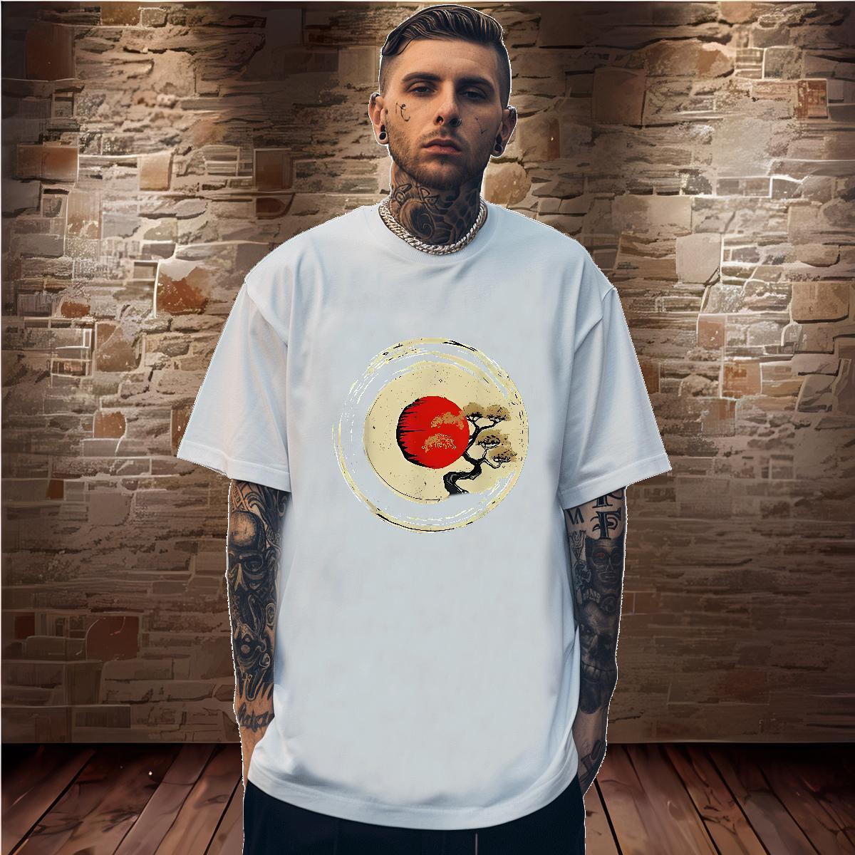 Mens T Shirts 100% Cotton 230g sun Daily Wear Round Neck Short Sleeve Custom Cartoon Men Tshirts Designer Fashion Loose Fit Clothings
