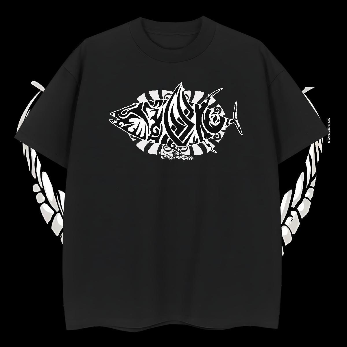 Fashion Men Tshirts fish Spring Summer 100% Cotton 230g Polos Short Sleeve Soft Comfortable T Shirt For Man Custom Cartoon