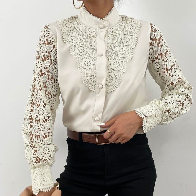 2024 Fashion V-neck Blouse Ladies Shirt Top Women
