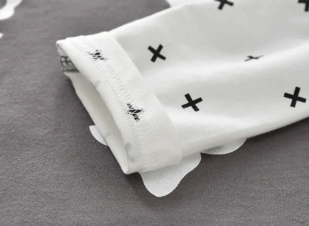 0-18 months newborn girl jumpsuit thin cotton splicing work long sleeved baby girl one-piece climbing clothing W240812