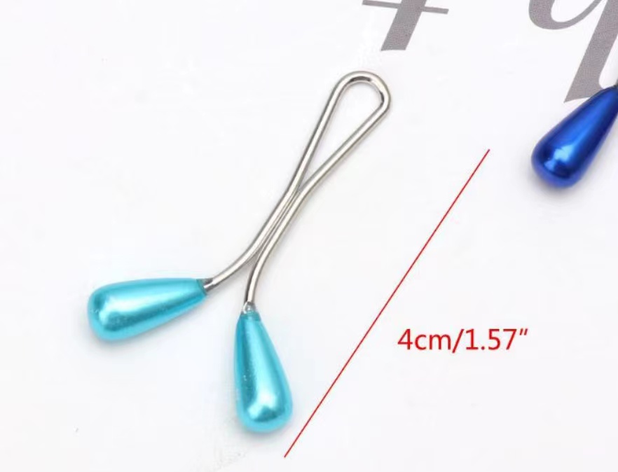 waterdrop headscarf magnetic buckle scarf shawl magnetic brooch pin decorative accessory