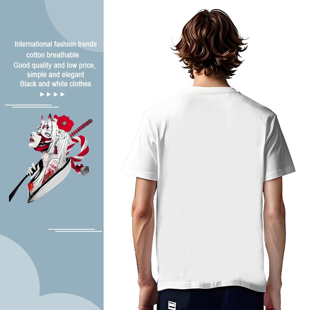 T-Shirts for Men 100% Cotton 230g women Beach Pure Cotton Customized Mens Tshirts Fashion Designer Loose Top Tees