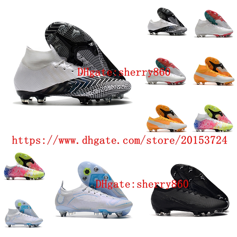 Soccer shoes 7 Elite FG SG 13 14 mens boys women cleats football boots Professional Training