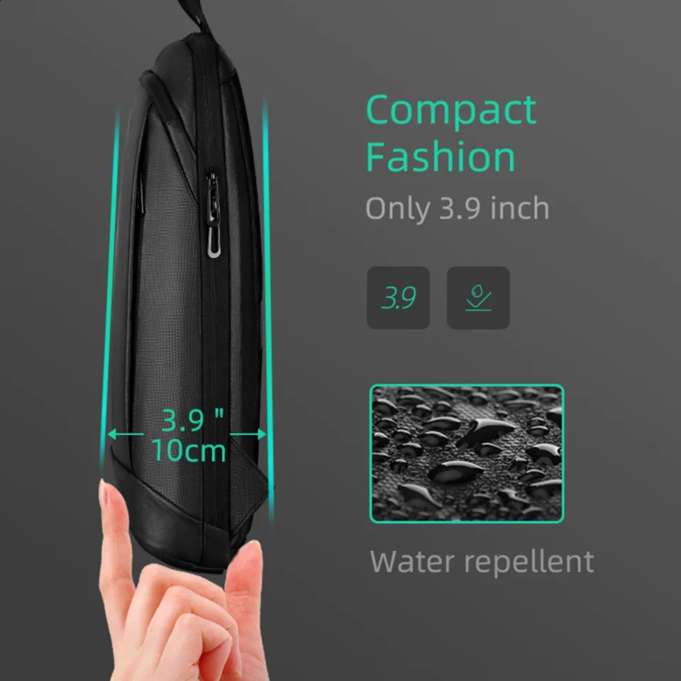 MarkRyden Mens Laptop Backpack Ultra Thin and Lightweight Business School 240813