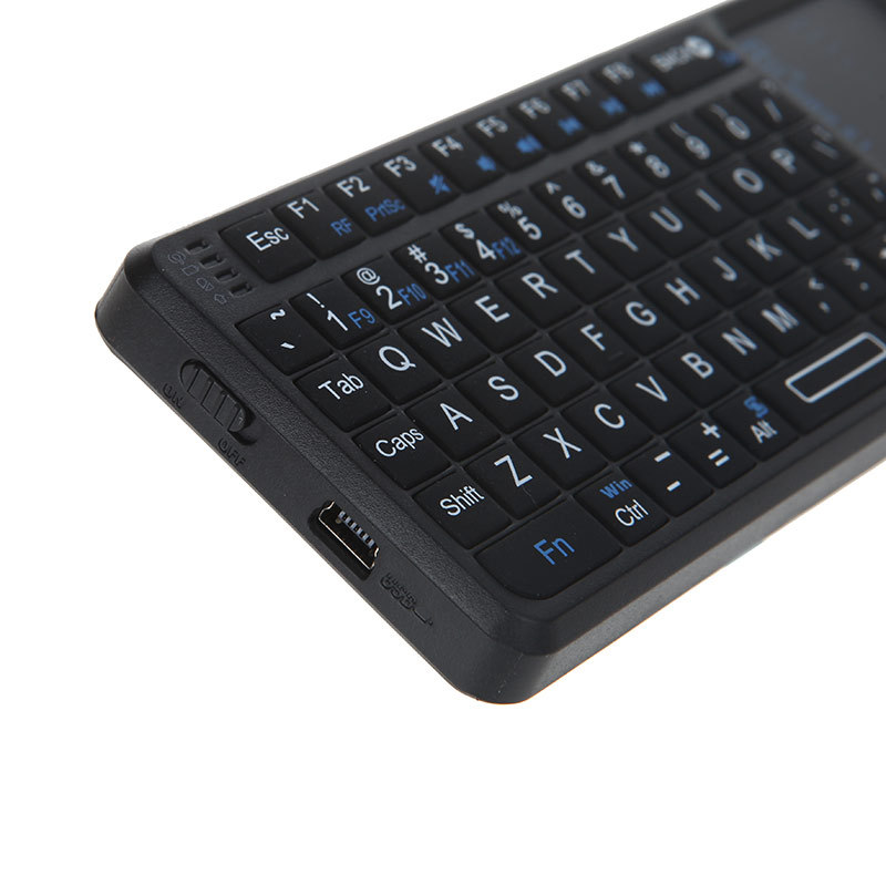 Keyboards Rii X1 French(Azerty) Mini 2.4GHz Wireless Keyboard With TouchPad For Android TV Box Laptop R240813