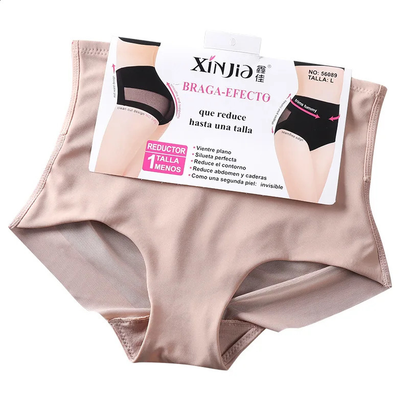 Mid waist trainer with thin body shape womens shaping and weight loss pants Fajas Colombianas hip lift abdominal control underwear 240812