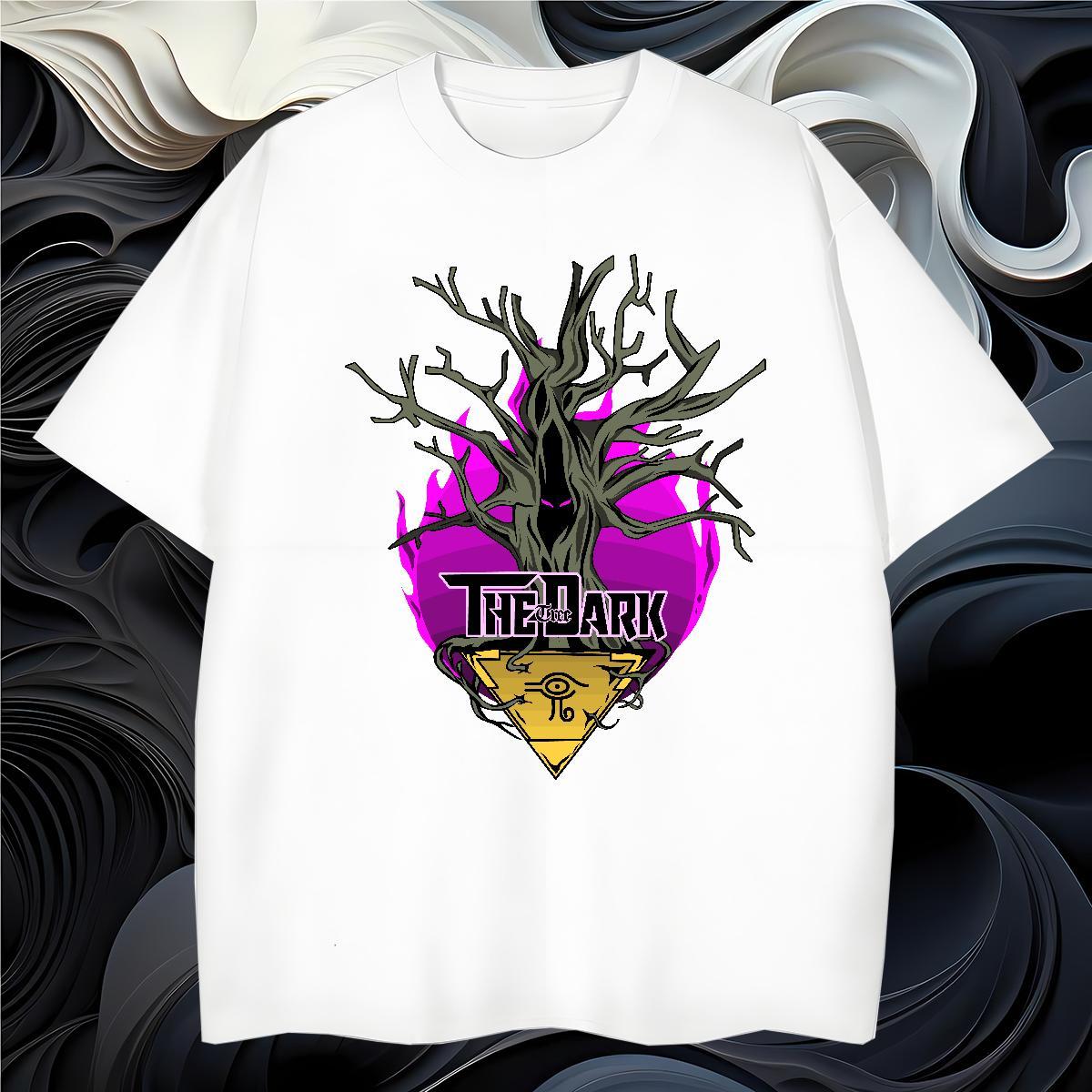 T shirt 230g Pure Cotton tree Home Outdoor Breathable Short Sleeve DIY Printed Tshirt for Man Woman Free Shipping Comfortable Tshirts