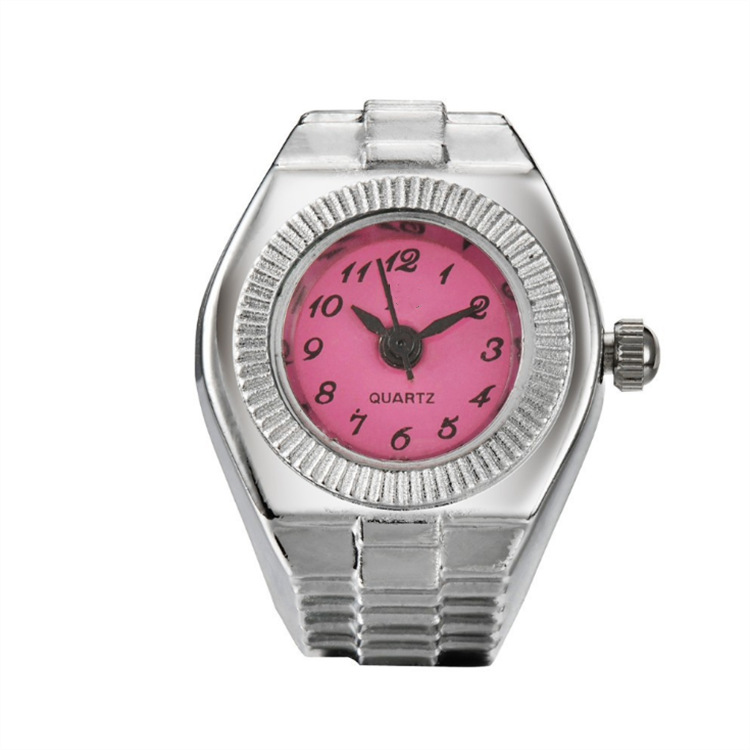 Simple all-in-one ring watch new Korean alloy creative watch ring performance goods R240813