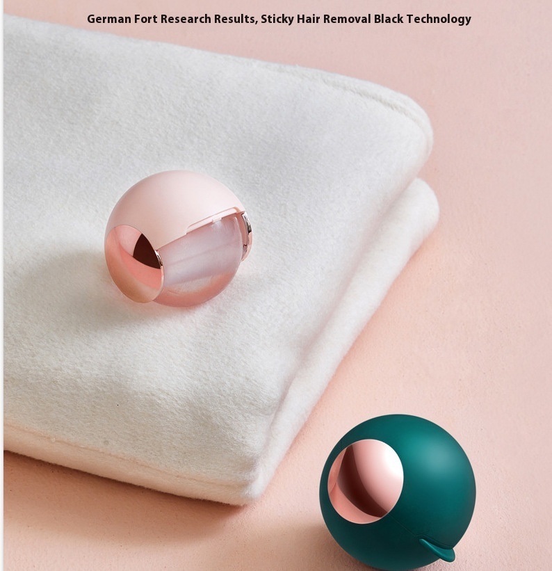 Straight, light, luxurious, portable clothes adhesive brush, washable with lid, business hair remover