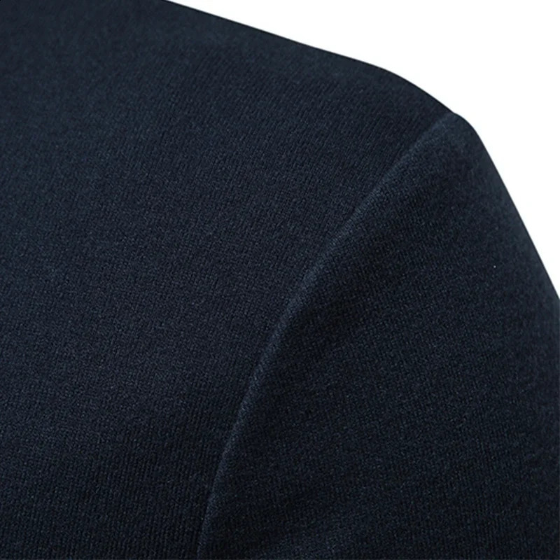 Mens ultrathin solid color turtle neck sweater winter warm knit classic casual bottom 240812
