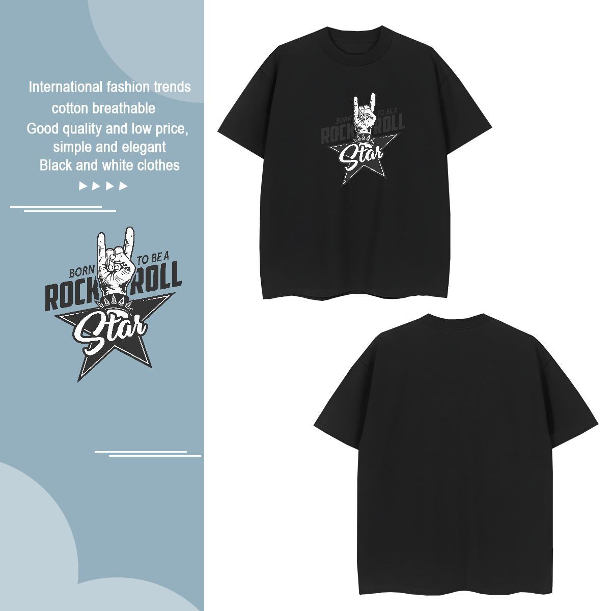 T shirt 100% Cotton 230g hands Casual Breathable Soft DIY Logo Oversized Tshirts Fashion New Unisex Clothes
