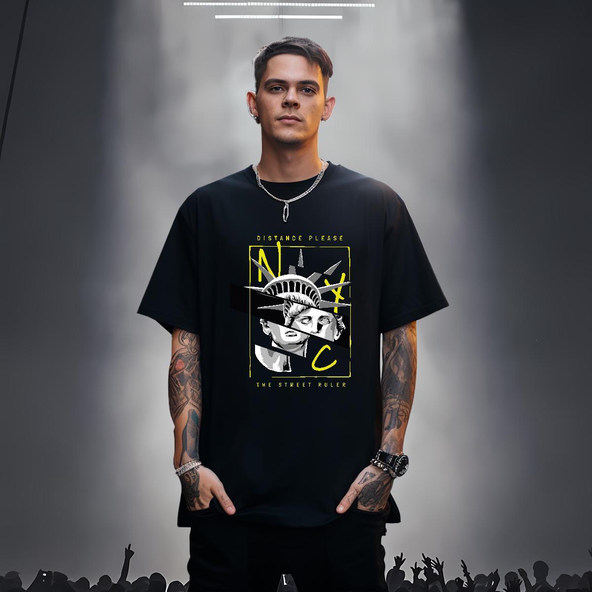 Man T Shirts 230g 100% Cotton portrait Home Outdoor Short Sleeve O-Neck DIY Anime Men Tops Tees Factory Direct Designer Clothings