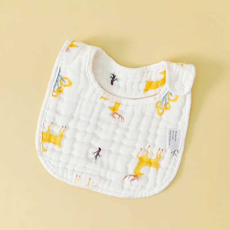 Bibs Burp Cloths Baby Bibs 8 Layers Gauze Baby Kids Bandana Feeding Burp Cloth Soft Newborn Infant Saliva Towel Baby Girl Boy AccessoriesL4812