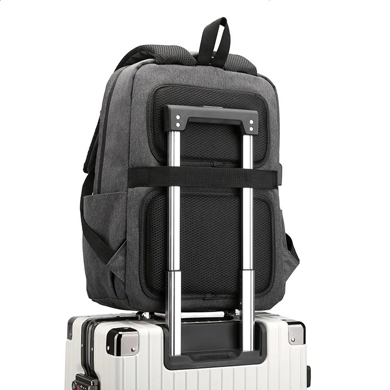 Mens Backpack Multi functional Travel Notebook Fashion Student School Business Digital Bag Women Mochila 240813