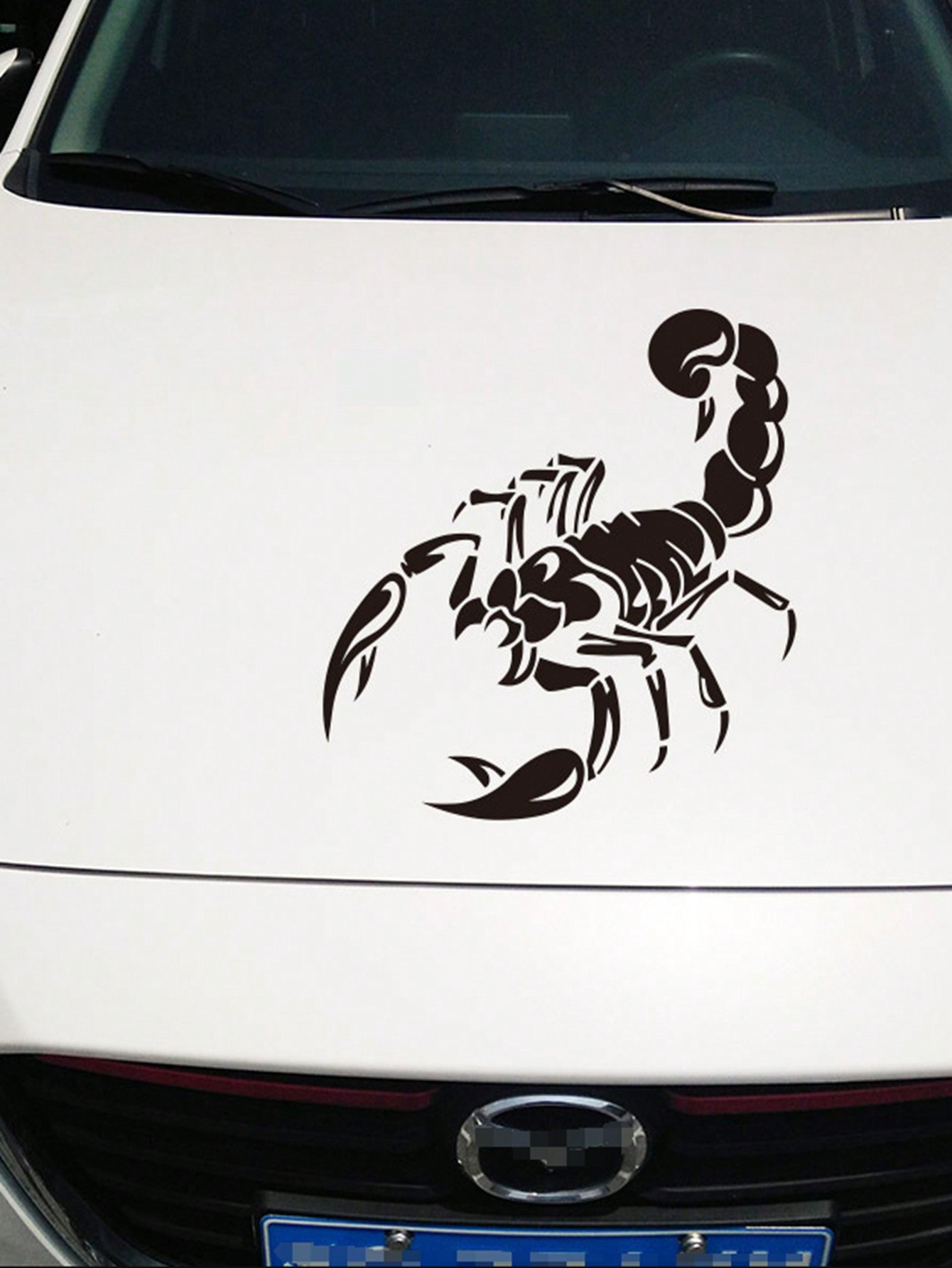 Large car stickers personalized car body stickers reflective film engraved Scorpion King door hood stickers