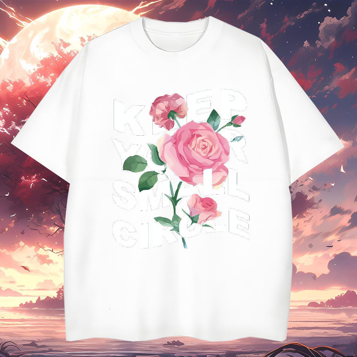 Free Shipping letter T shirt Summer Casual Men Tshirts 230g Cotton Fashion Short Sleeve O-Neck Anime Print Tee Shirt