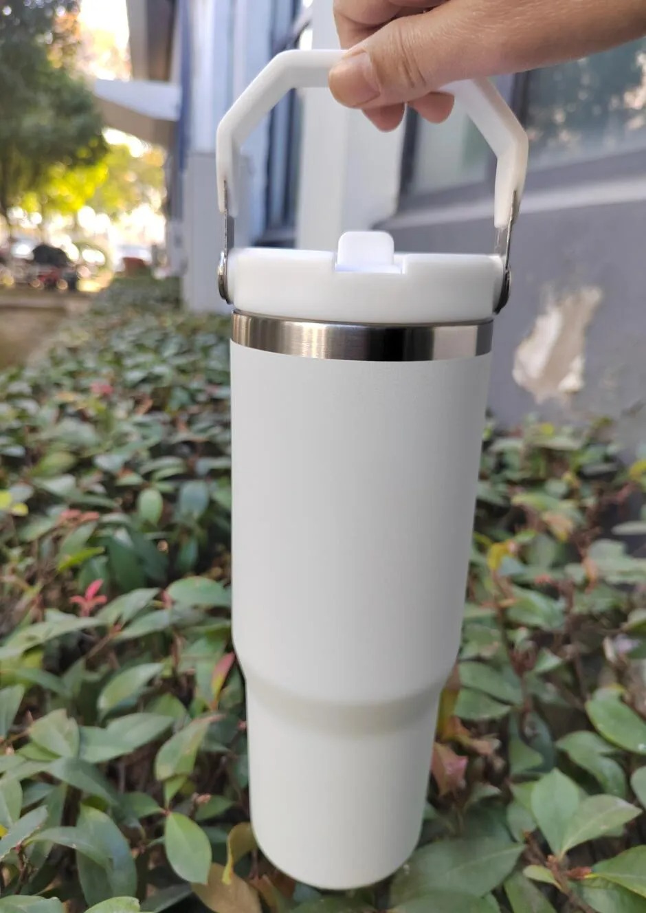 Ship from USA Water Bottles 20oz 30oz Cups Heat Preservation Stainless Steel Tumblers Outdoor Large Capacity Travel CarMugs Reusable Leakproof Flip Cu