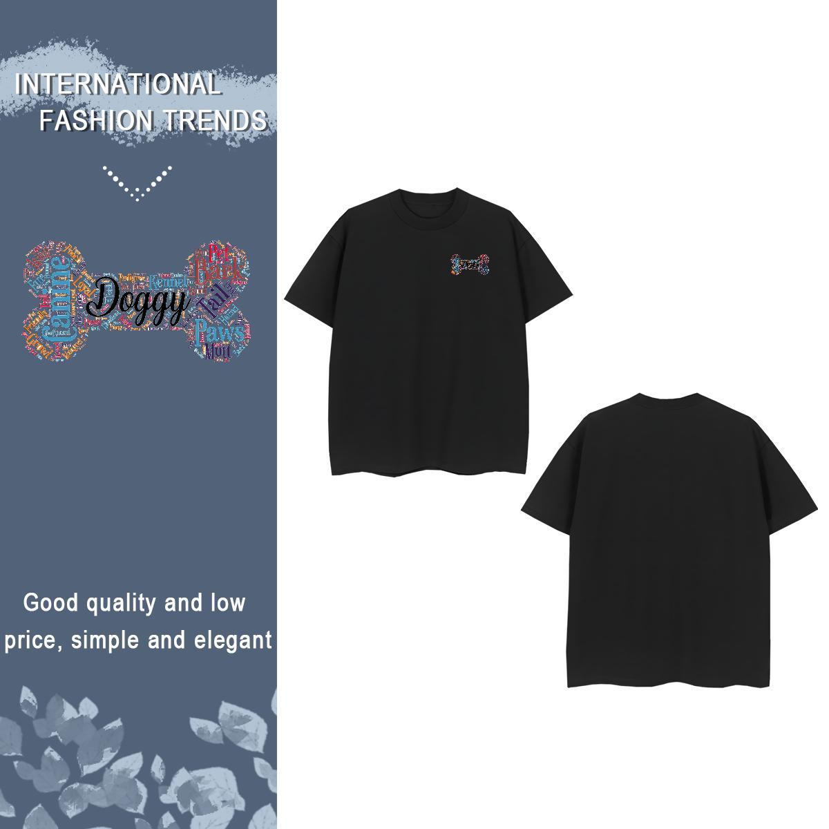 Mens T Shirts 230g Pure Cotton Hip Hop Breathable Soft DIY Anime Tshirts Brand Free Shipping Tops