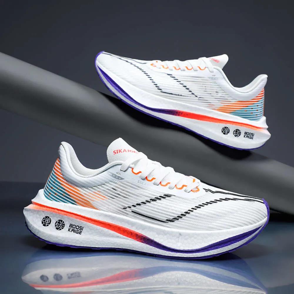 Mens Breathable Running Shoes: Feidian 3 Carbon Fiber Sole Marathon Sneakers dh911125171