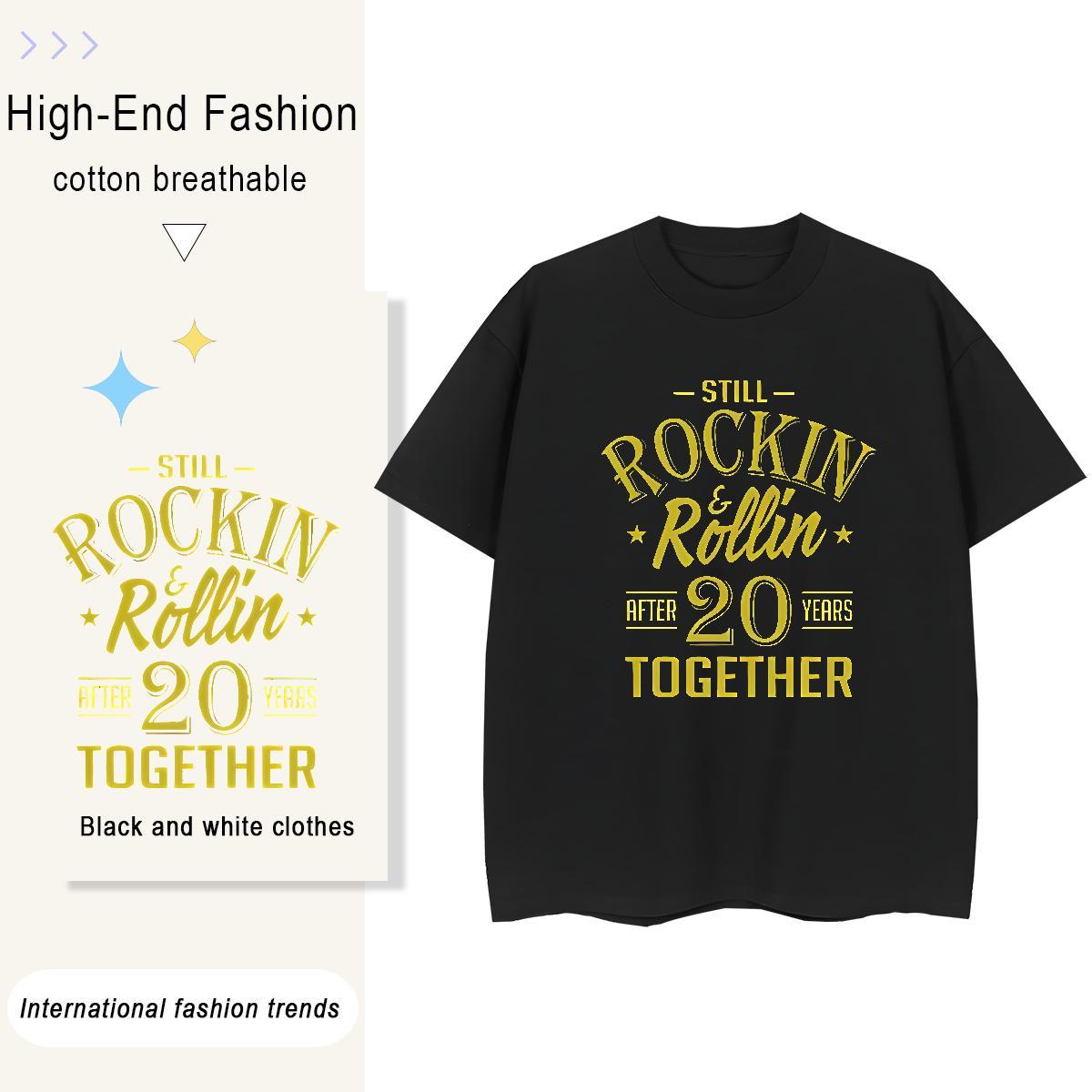 Loose Fit Tshirt for Man Woman Casual Daily Wear 100% Cotton 230g Cartoon Print Pure Cotton letter Men T Shirts Classic Clothes