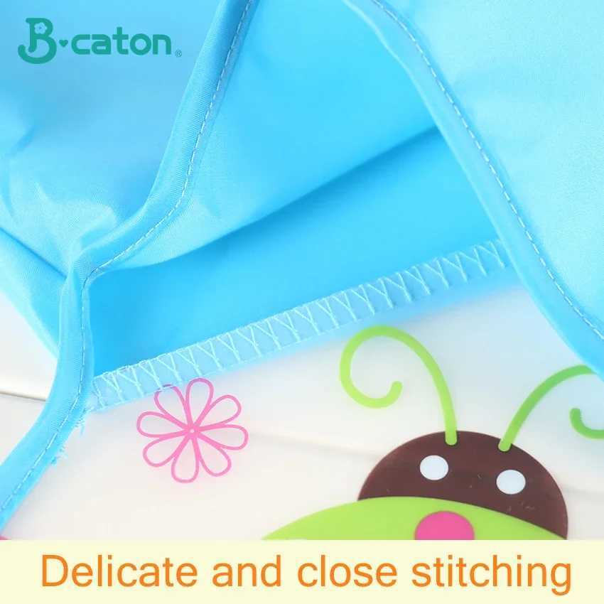 Bibs Burp Cloths Baby Bibs Burp Clothes Waterproof Dining Long Sleeve Apron Children Feeding Smock Burp Infant Toddler Clothes Reverse DressingL4812