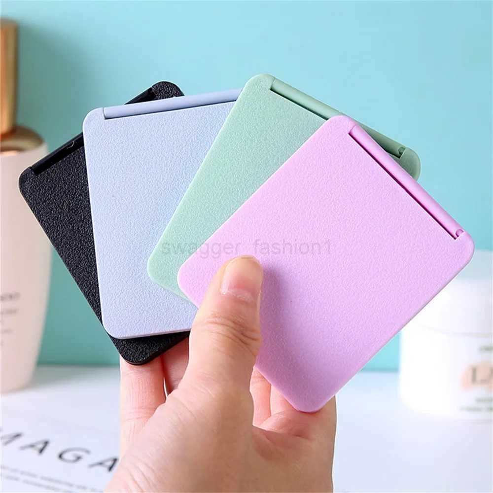 Folding Makeup Mirror High-Definition Portable Pocket Mirror Double-Side Women Makeup Mirror Rectangle Cosmetic Make Up VanityXJ240813