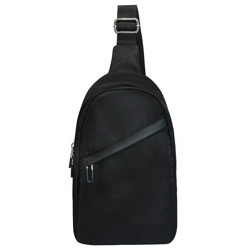 Cross-border new manufacturers men's chest bag crossbody bag shoulder bag men's waterproof canvas Oxford woven men's bag oblique should