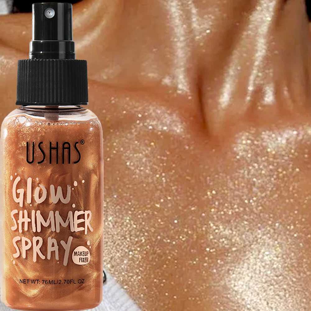 Body Glow Liquid Highlight 4 Colors Facial and Leg Contour Bright Illuminator Highlight Sparkling Mist Highlight Amazing Makeup W240812