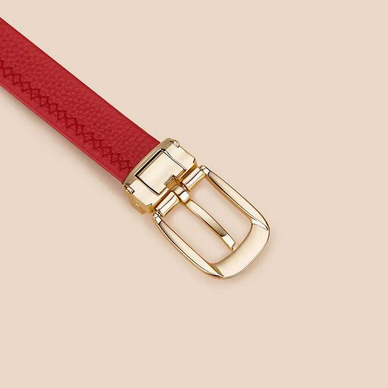 Womens thin strap retro Hong Kong style needle buckle strap womens style denim pants strap student military training W240807