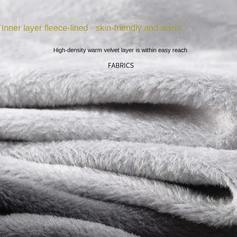 Korean Clothing Casual Mens White Thermal Fleece COTTON Fall Winter Underwear Long Sleeve Oversize Tshirt Tee Shirt 240812