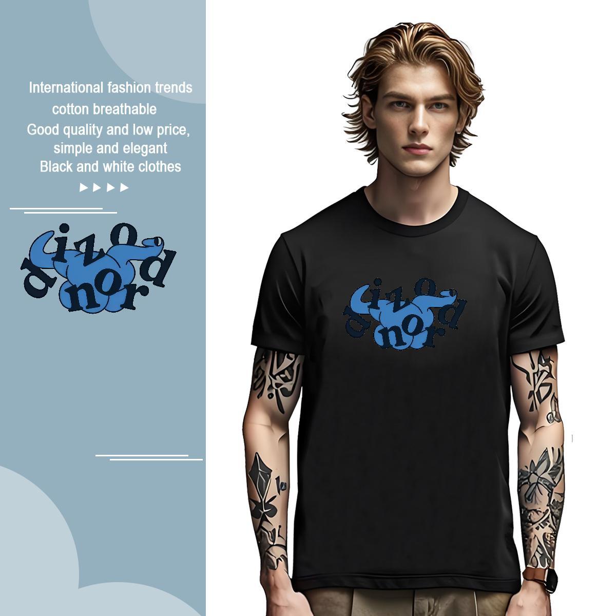 TOP Quality cartoon T shirt Casual Couples T Shirts 230g Pure Cotton Wholesale Short Sleeve O-Neck Custom Print Plus Size Tees Shirts